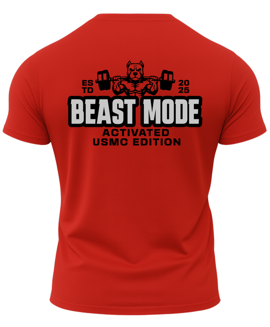 Beast Mode Activated USMC Edition T-Shirt