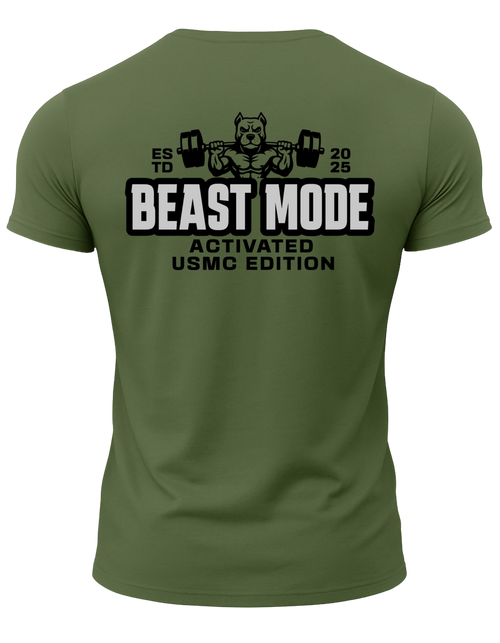 Beast Mode Activated USMC Edition T-Shirt
