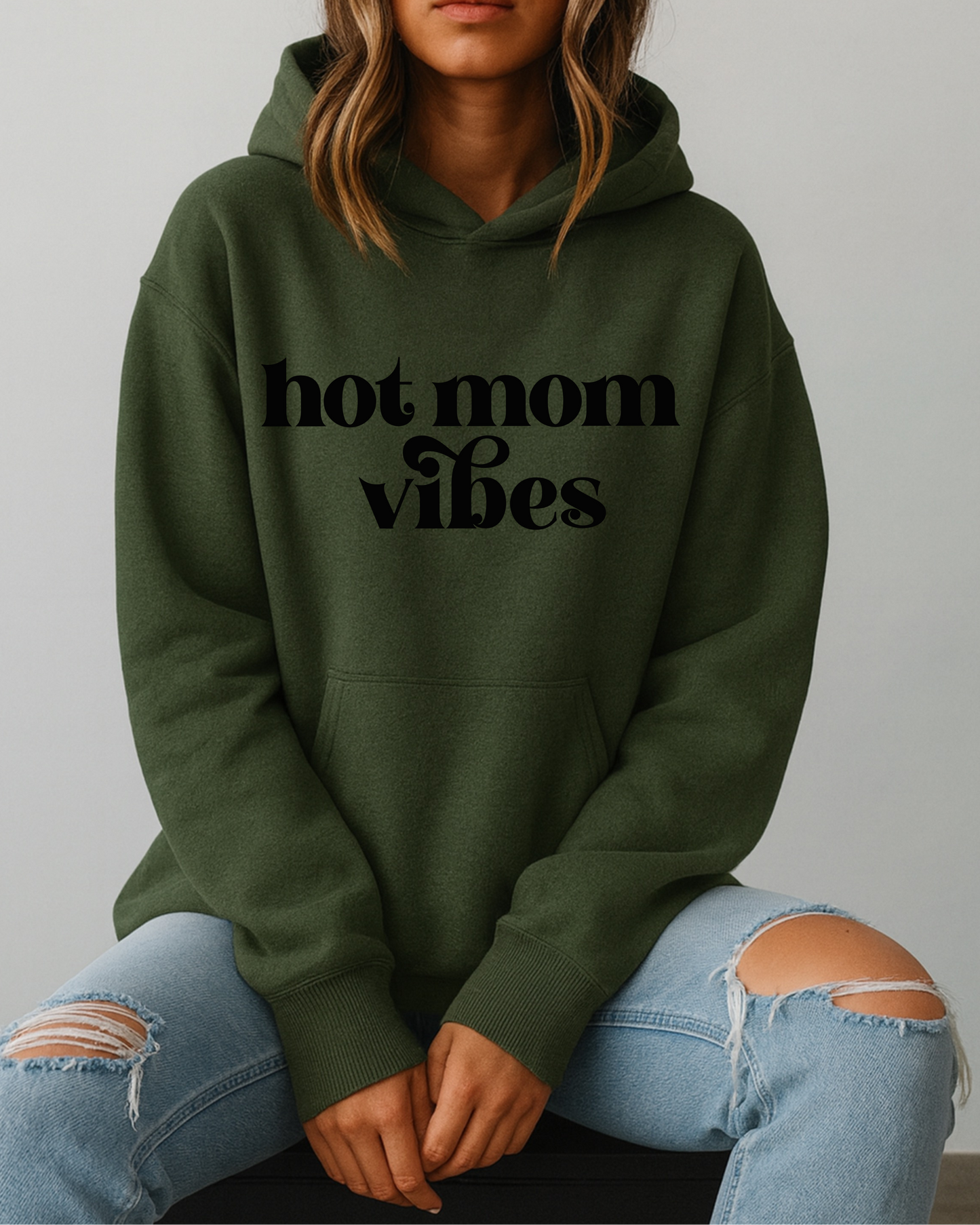 Hot Mom Vibes - Hoodie