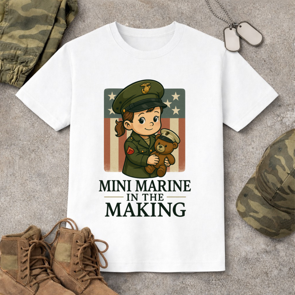 Girls Toddler Marine In The Making T-Shirt