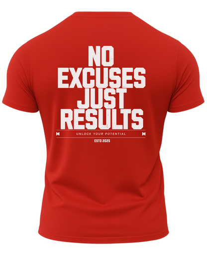 No Excuses Just Results T-Shirt