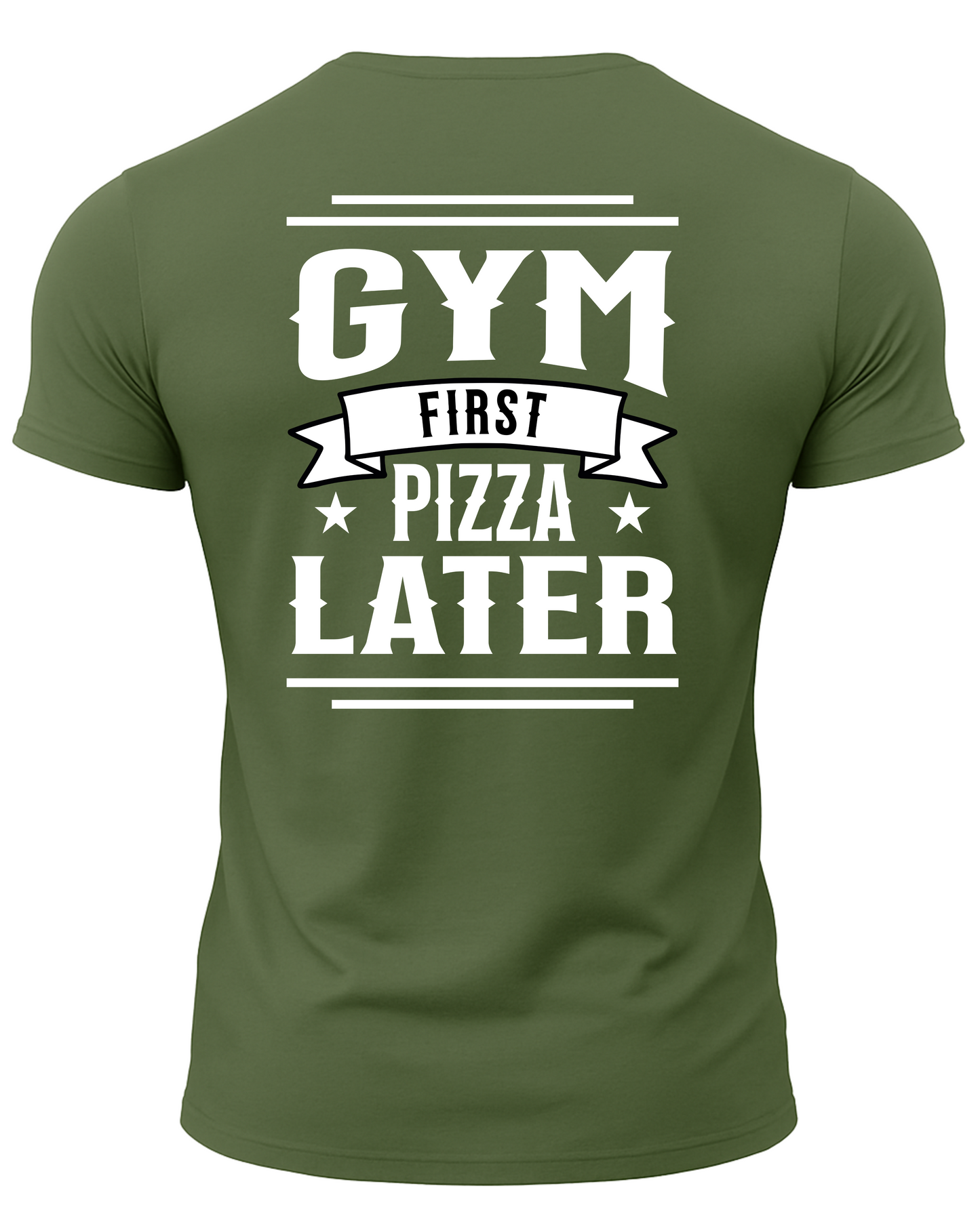 Gym First Pizza Later T-Shirt