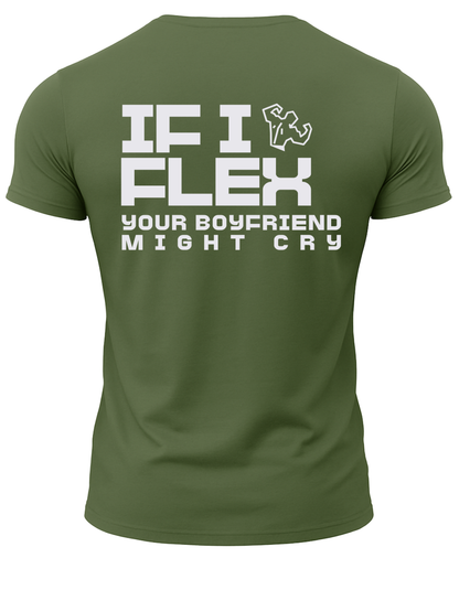 If I Flex Your BF Might Cry T-Shirt