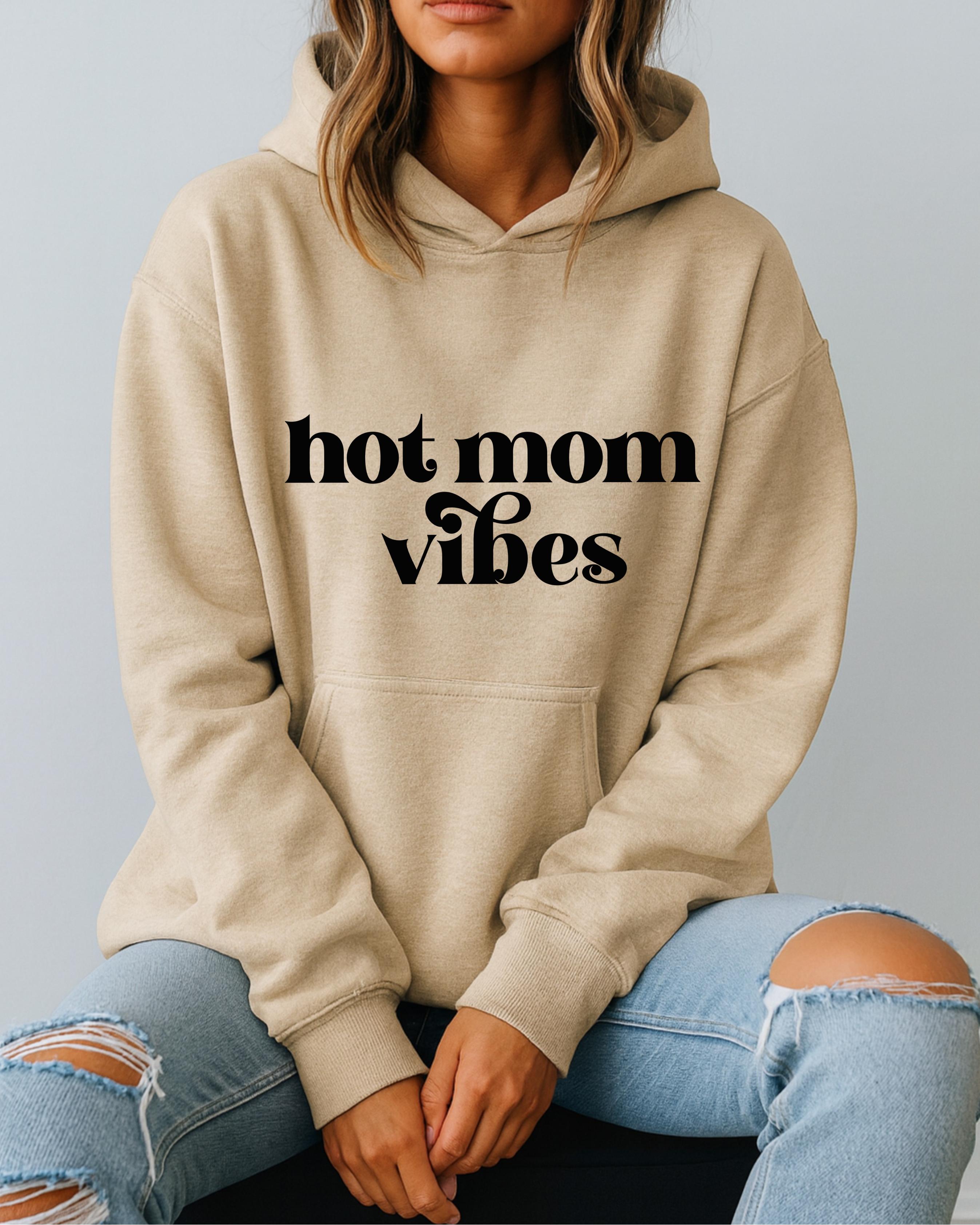 Hot Mom Vibes - Hoodie