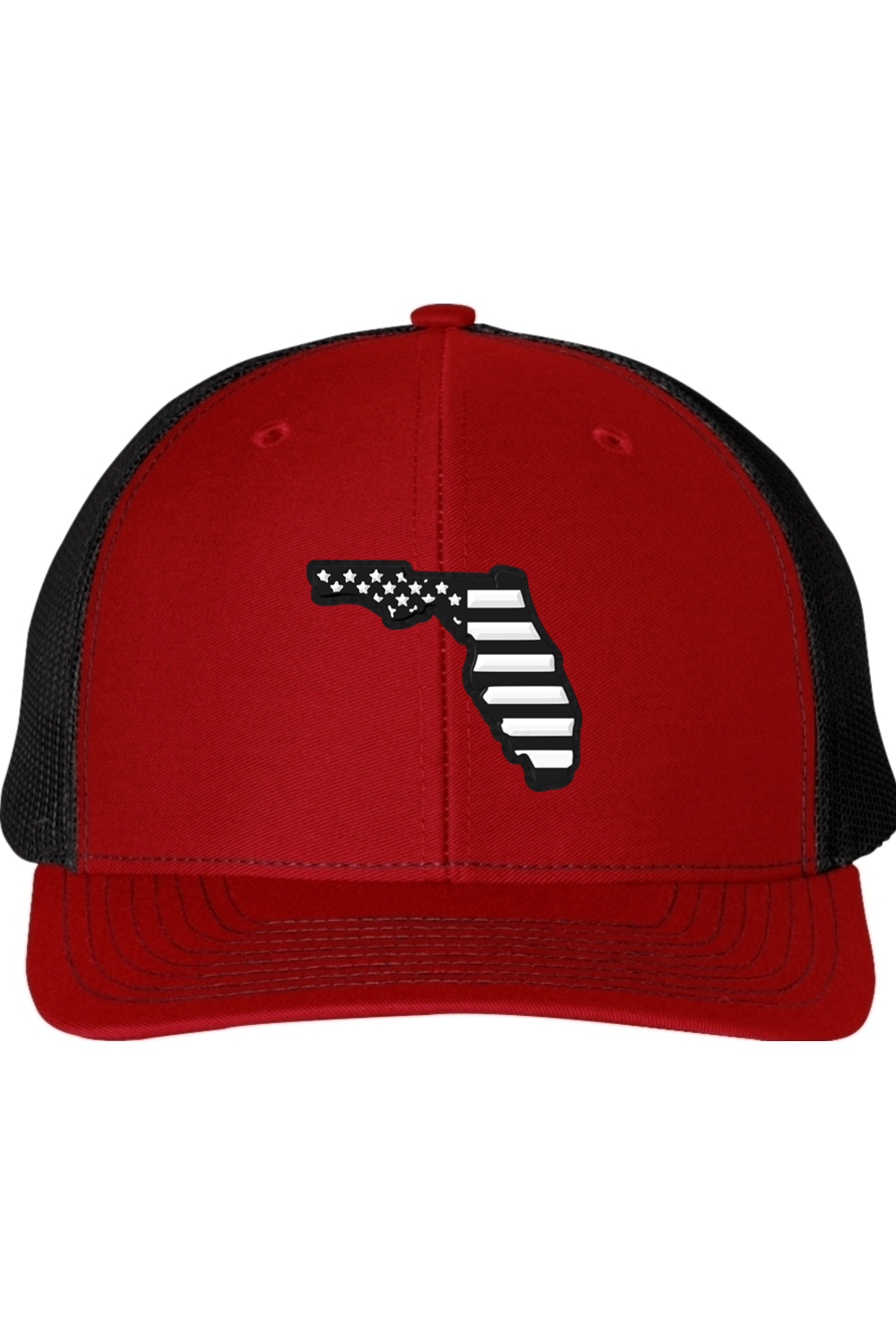 Florida Black and White Flag Richardson 112 Trucker Hat