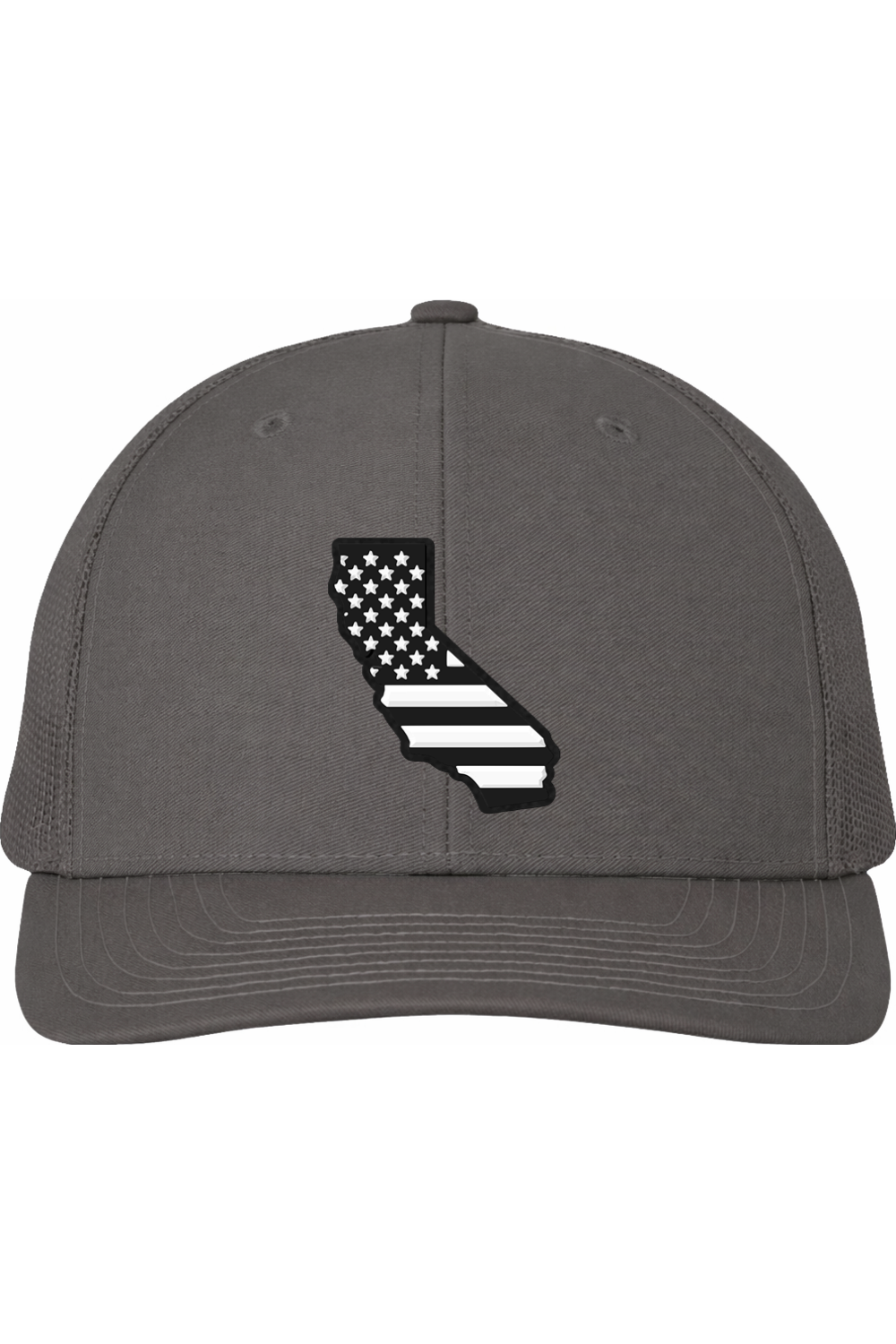 California Black and White Flag Trucker Richardson 112 Trucker Hat