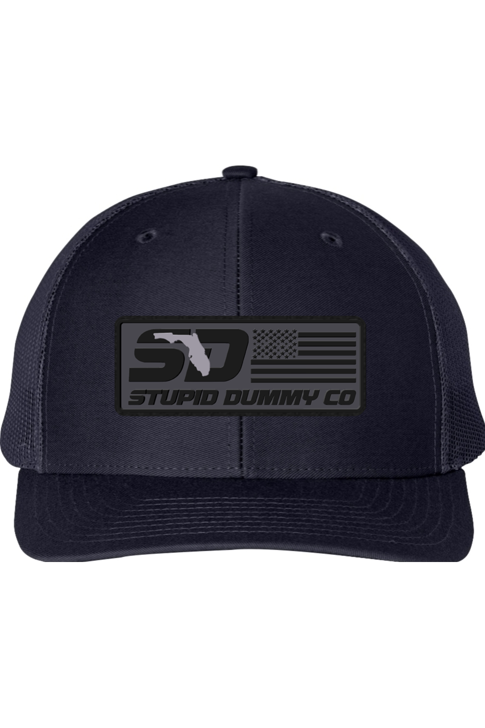 Stupid Dummy Co Stealth– Florida Built Edition Richardson 112 Trucker Hat