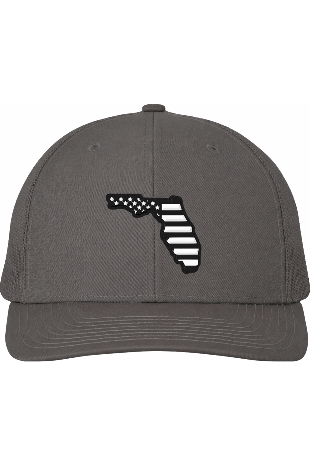 Florida Black and White Flag Richardson 112 Trucker Hat
