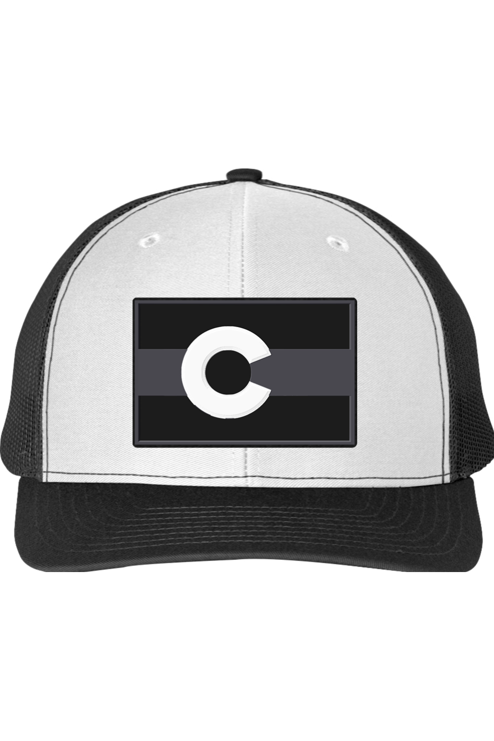 Blackout Colorado “C”– Stealth Mode Activated Richardson 112 Trucker Hat