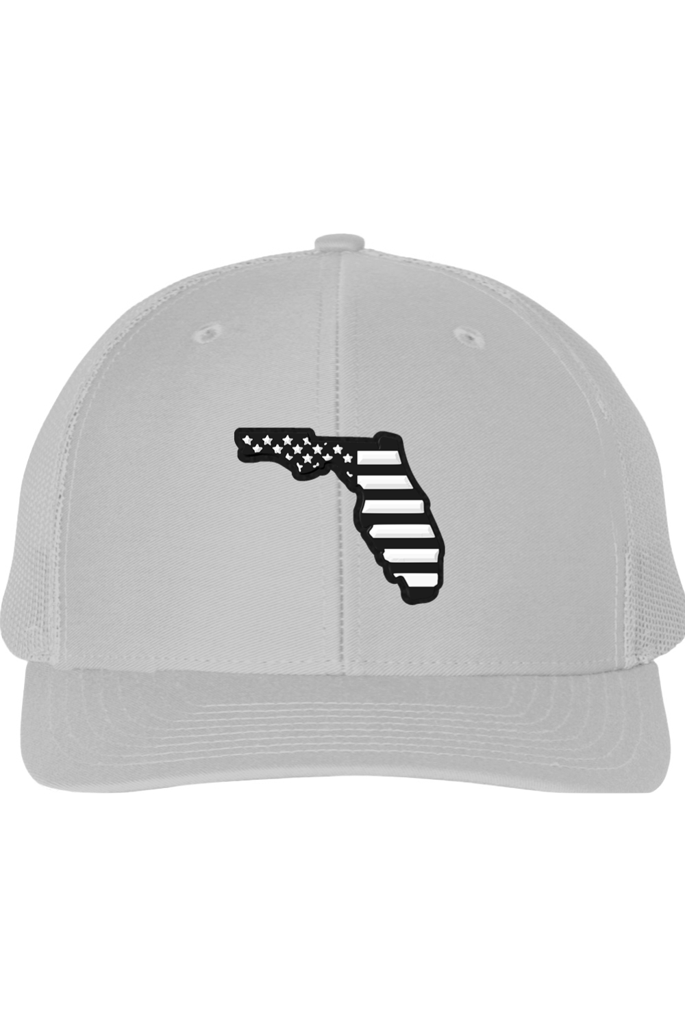 Florida Black and White Flag Richardson 112 Trucker Hat