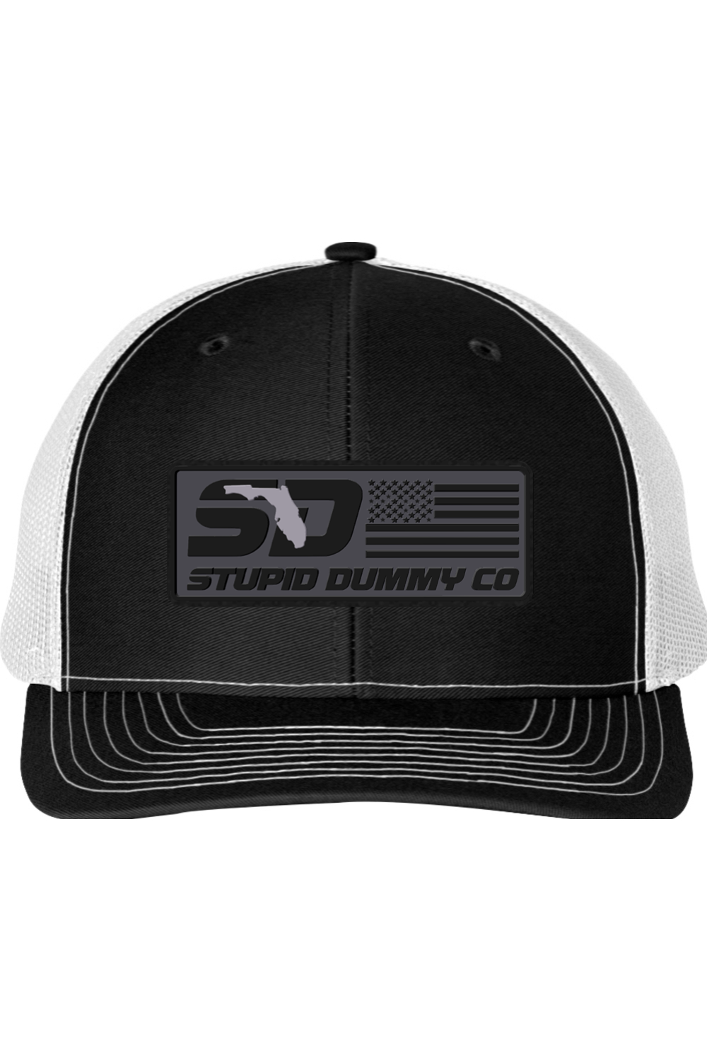 Stupid Dummy Co Stealth– Florida Built Edition Richardson 112 Trucker Hat