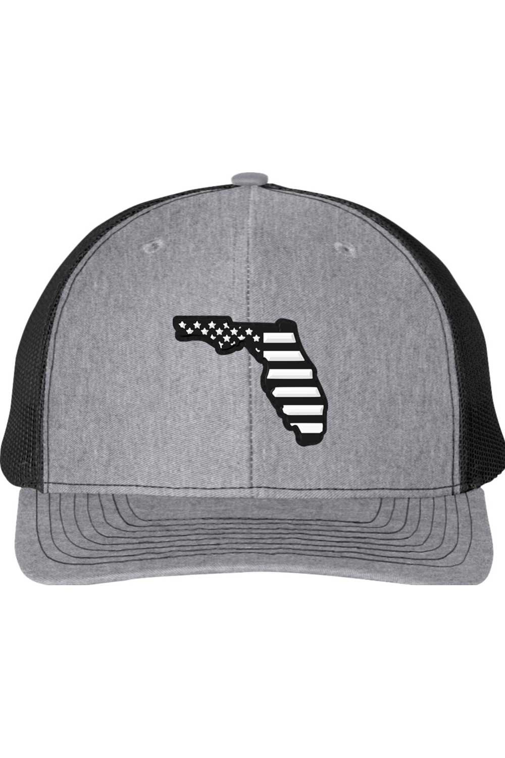Florida Black and White Flag Richardson 112 Trucker Hat