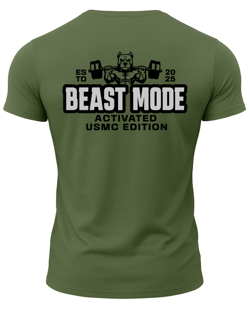 Beast Mode Activated USMC Edition T-Shirt