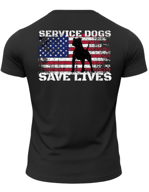 Service Dogs Save Lives T-Shirt