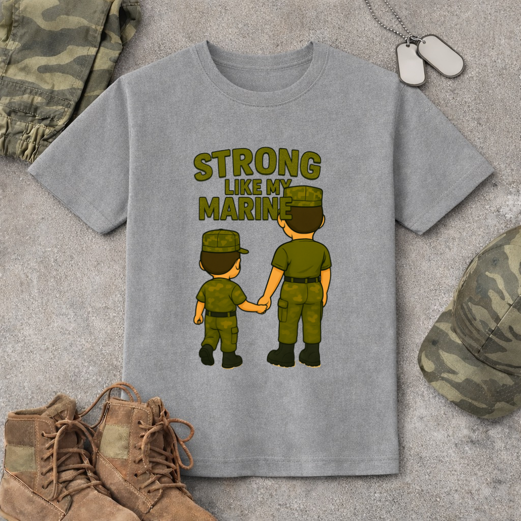 Boys Toddler Strong Like My Marine T-Shirt