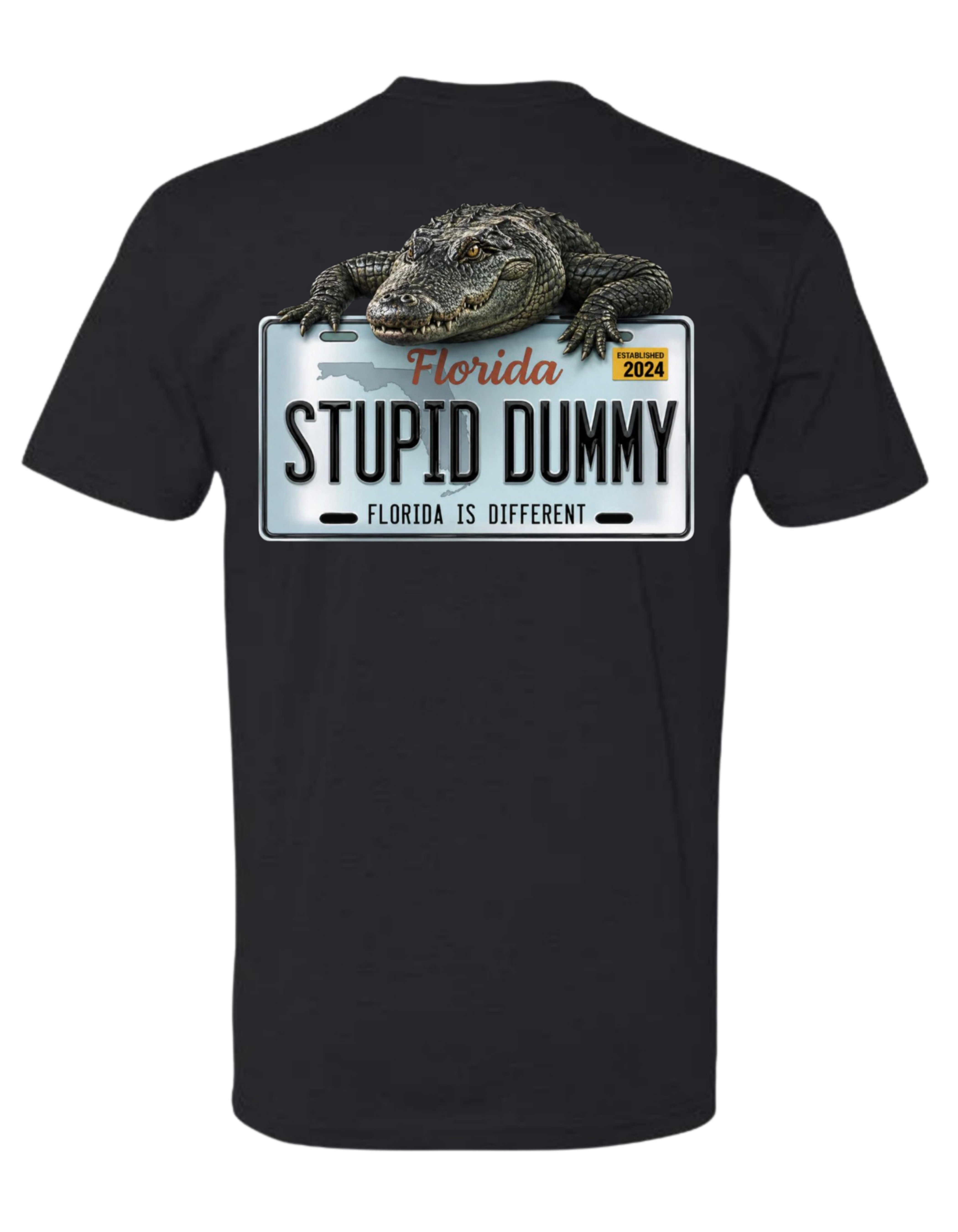 Florida Is Different Gator Plate T-Shirt