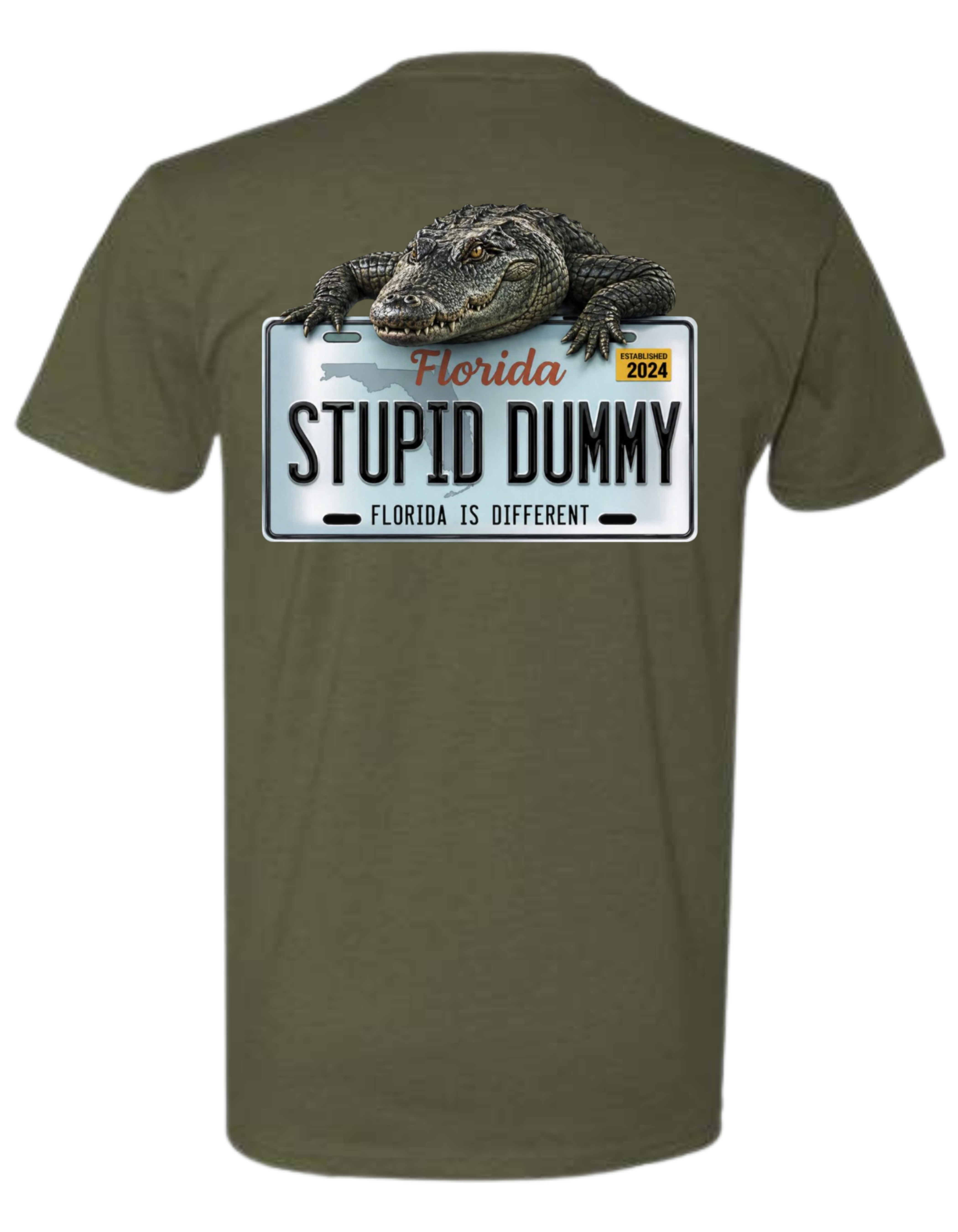 Florida Is Different Gator Plate T-Shirt