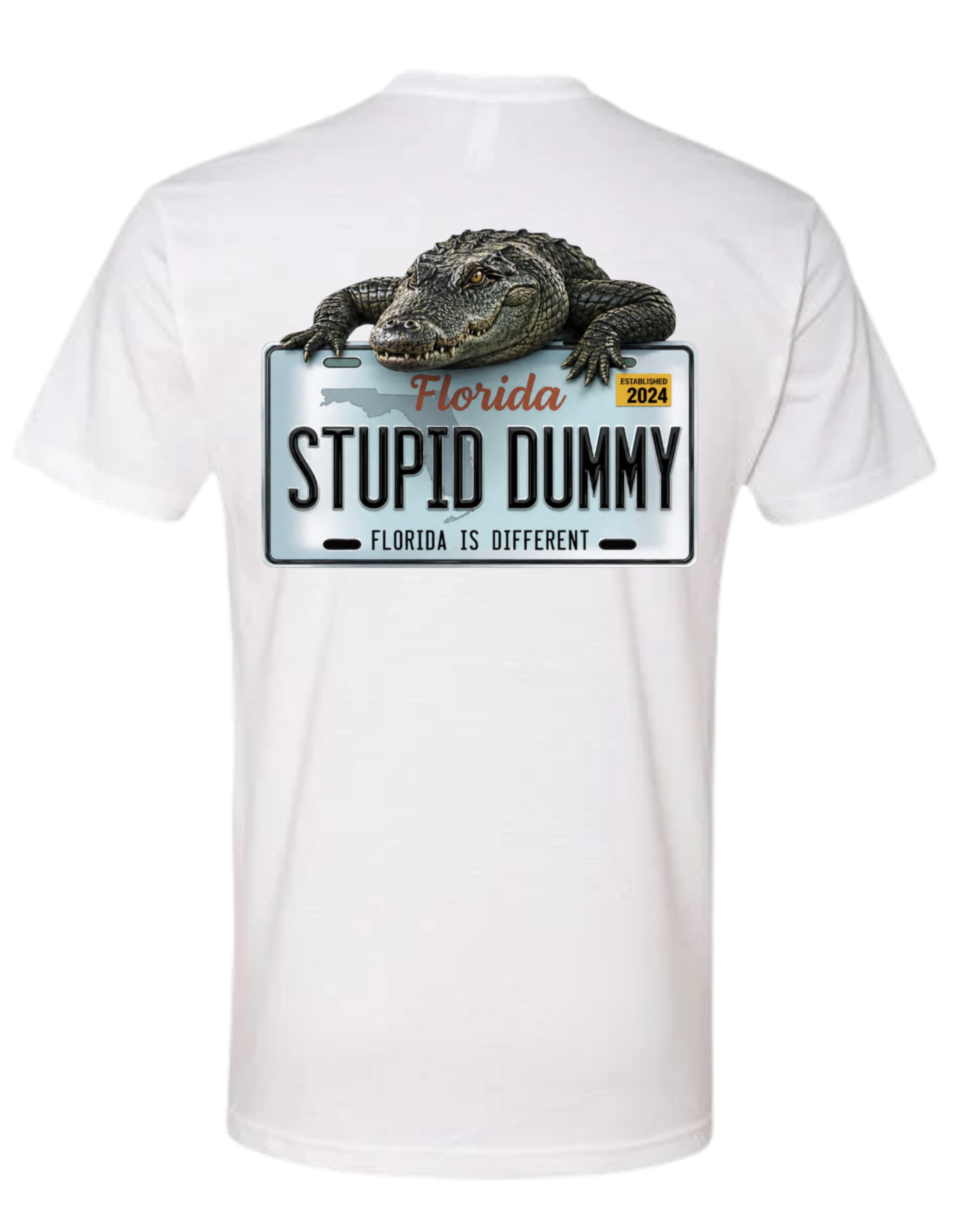 Florida Is Different Gator Plate T-Shirt