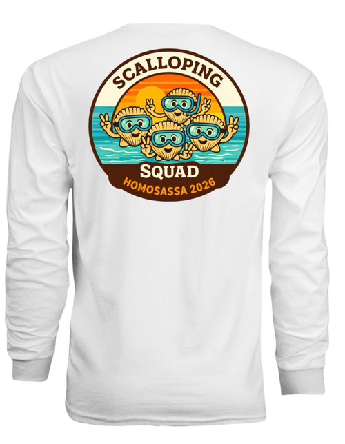 Scalloping Squad 2026 Unisex SPF Longsleeve