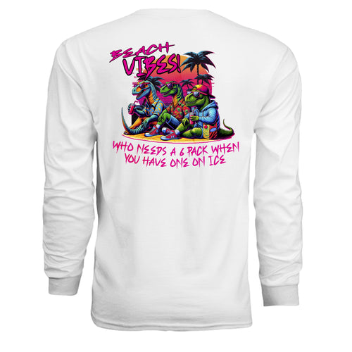 Who Needs A 6 Pack When I Have One On Ice - Unisex Performance Long Sleeve