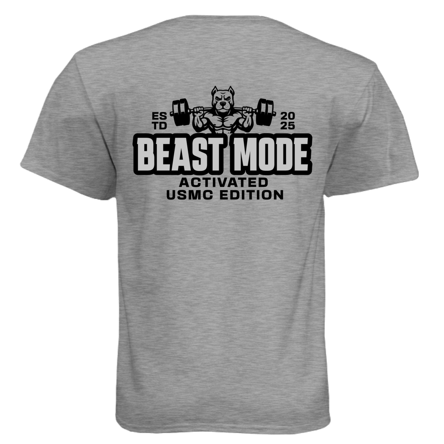 Dark Heather Grey (60/40) - BACK