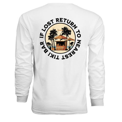 If Lost Return to The Nearest Tiki Bar - Unisex Performance Long Sleeve