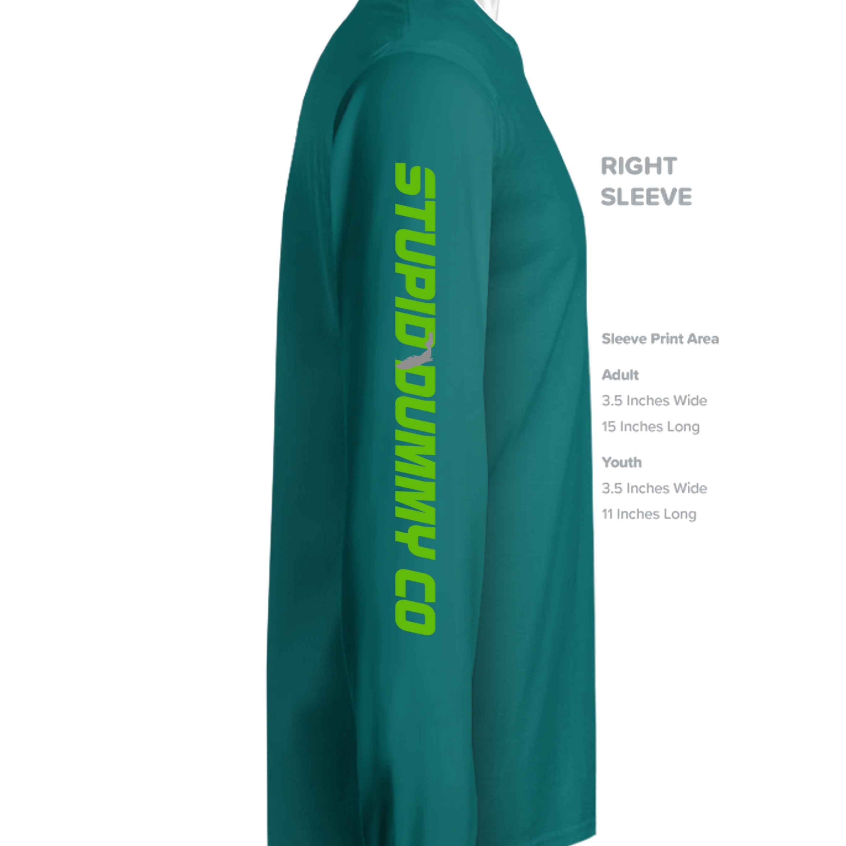 TEAL - N3165 - SLEEVE_RIGHT