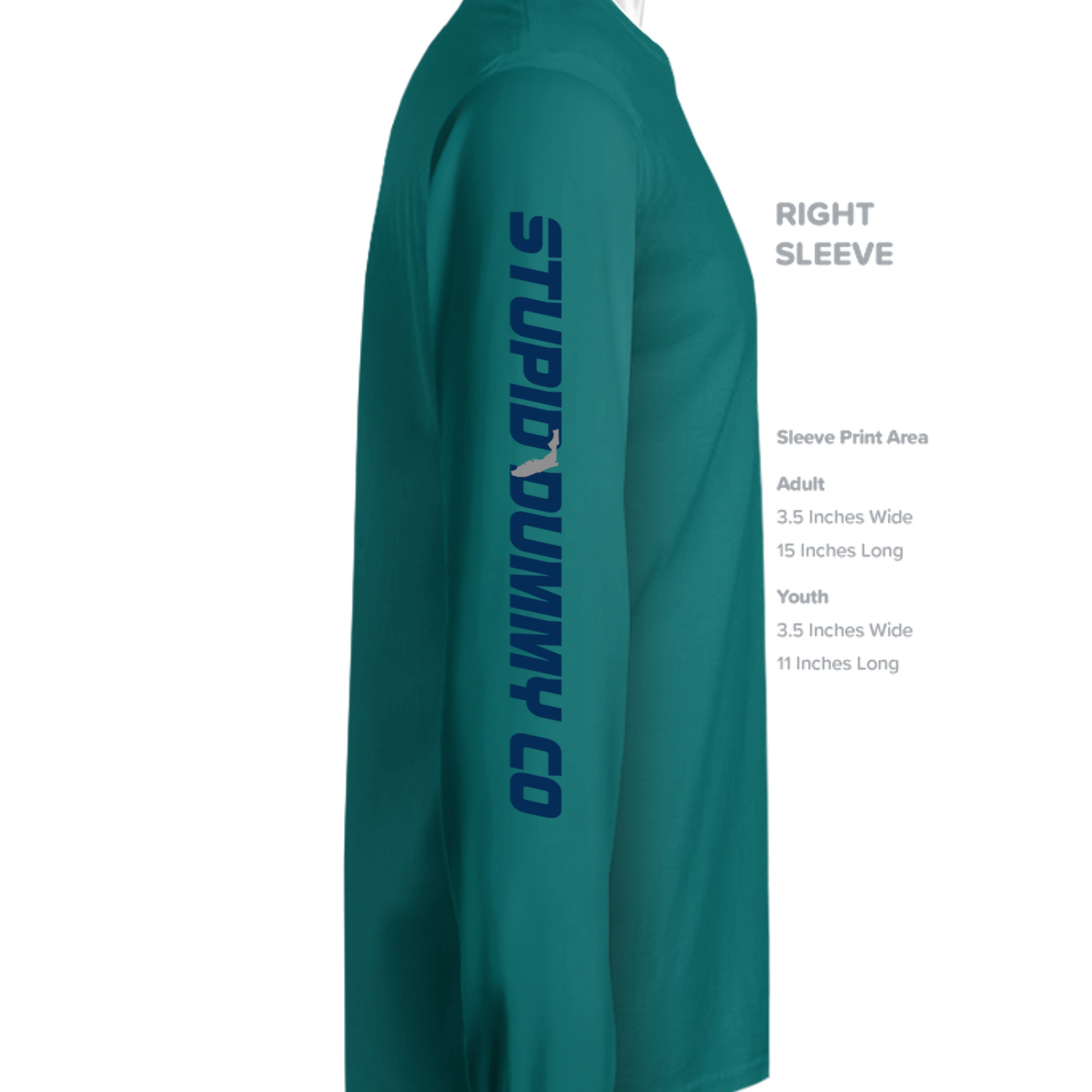 TEAL - N3165 - SLEEVE_RIGHT