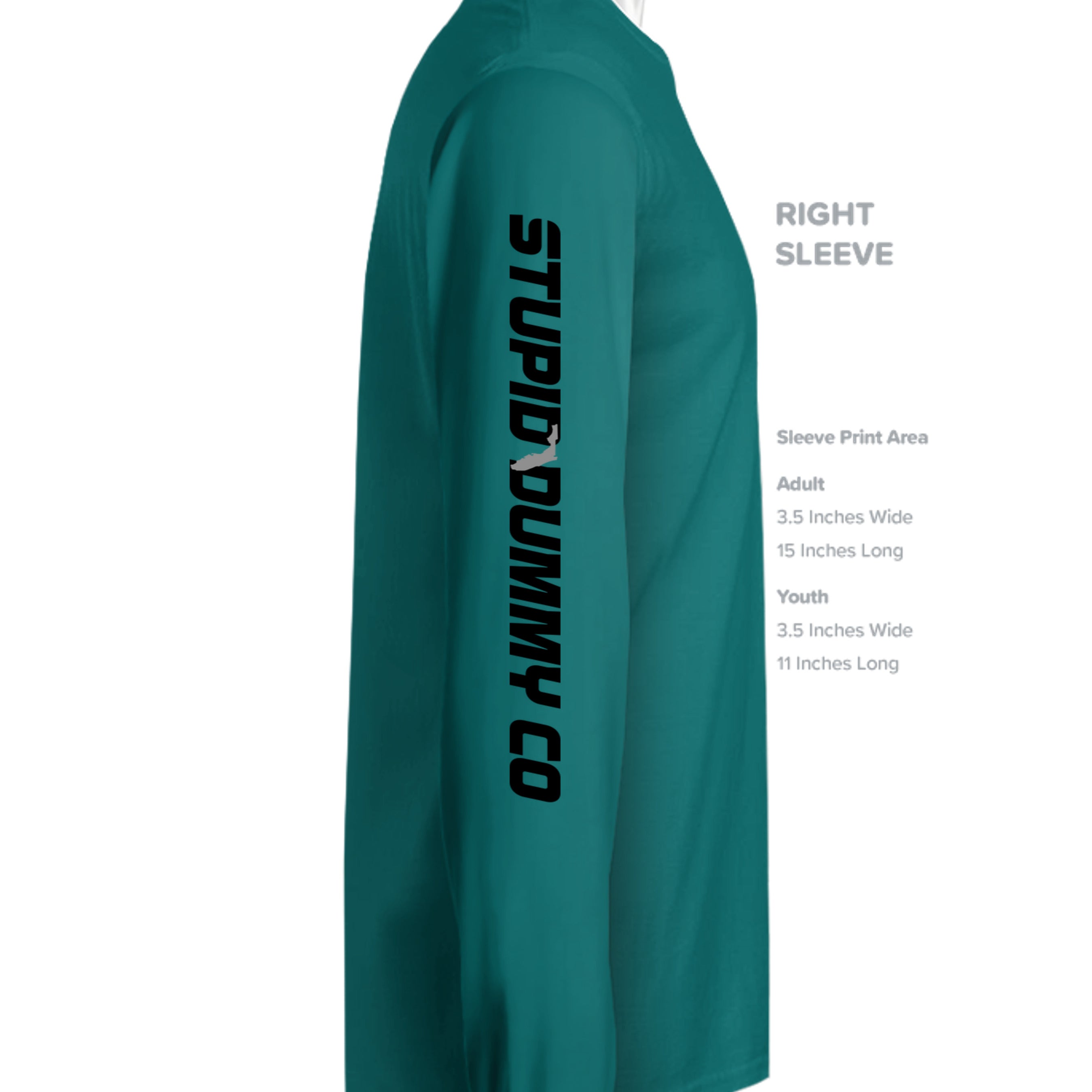 TEAL - N3165 - SLEEVE_RIGHT