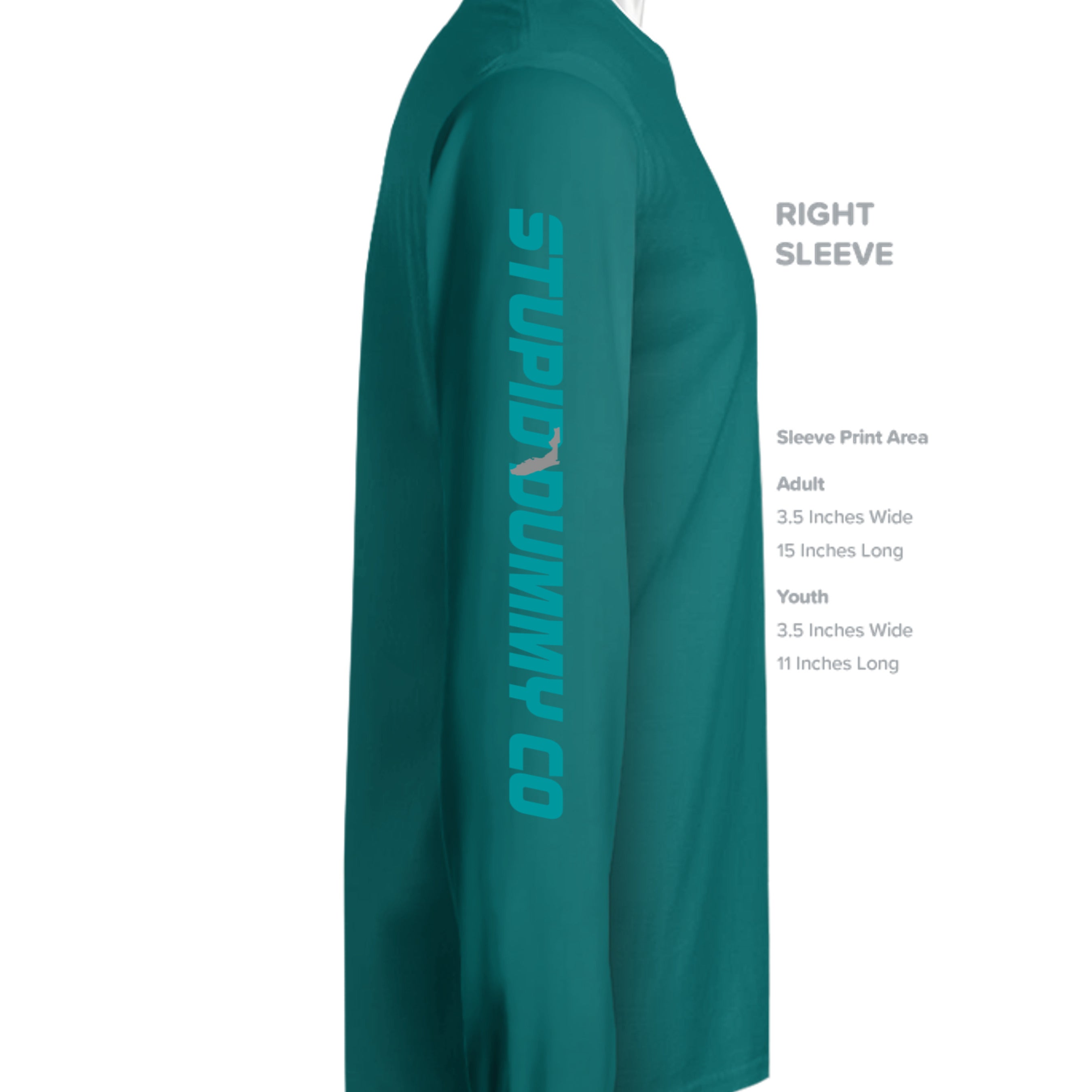 TEAL - N3165 - SLEEVE_RIGHT