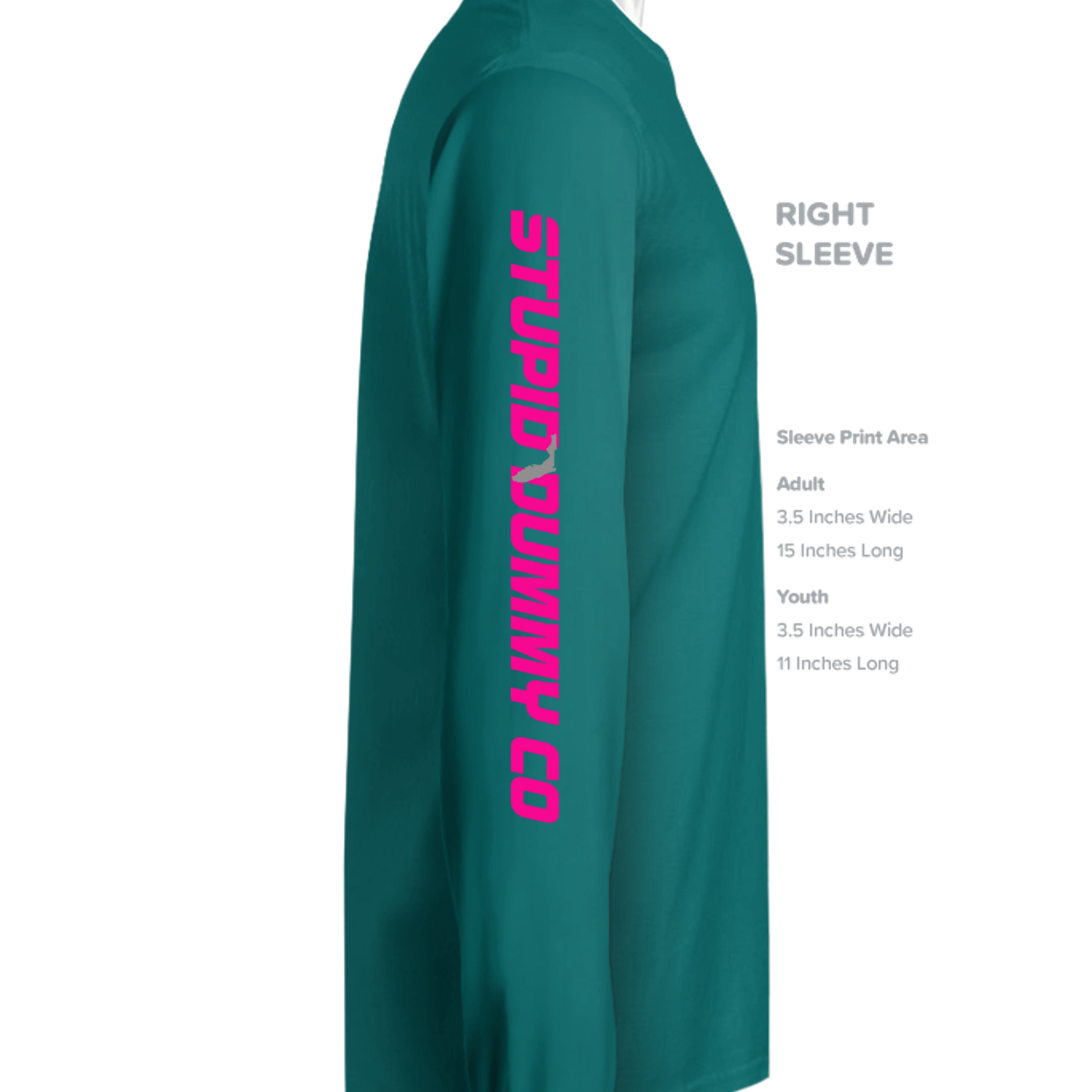 TEAL - N3165 - SLEEVE_RIGHT