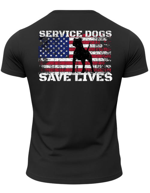 Service Dogs Save Lives T-Shirt